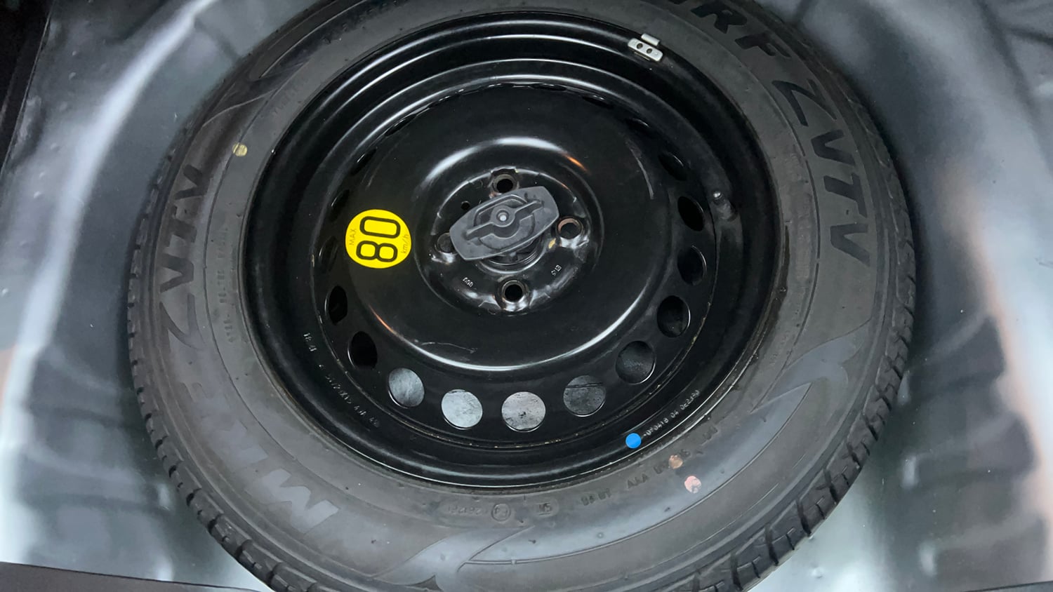 Used 2018 Maruti Suzuki Baleno Alpha 1.2 Petrol Manual tyres SPARE TYRE VIEW