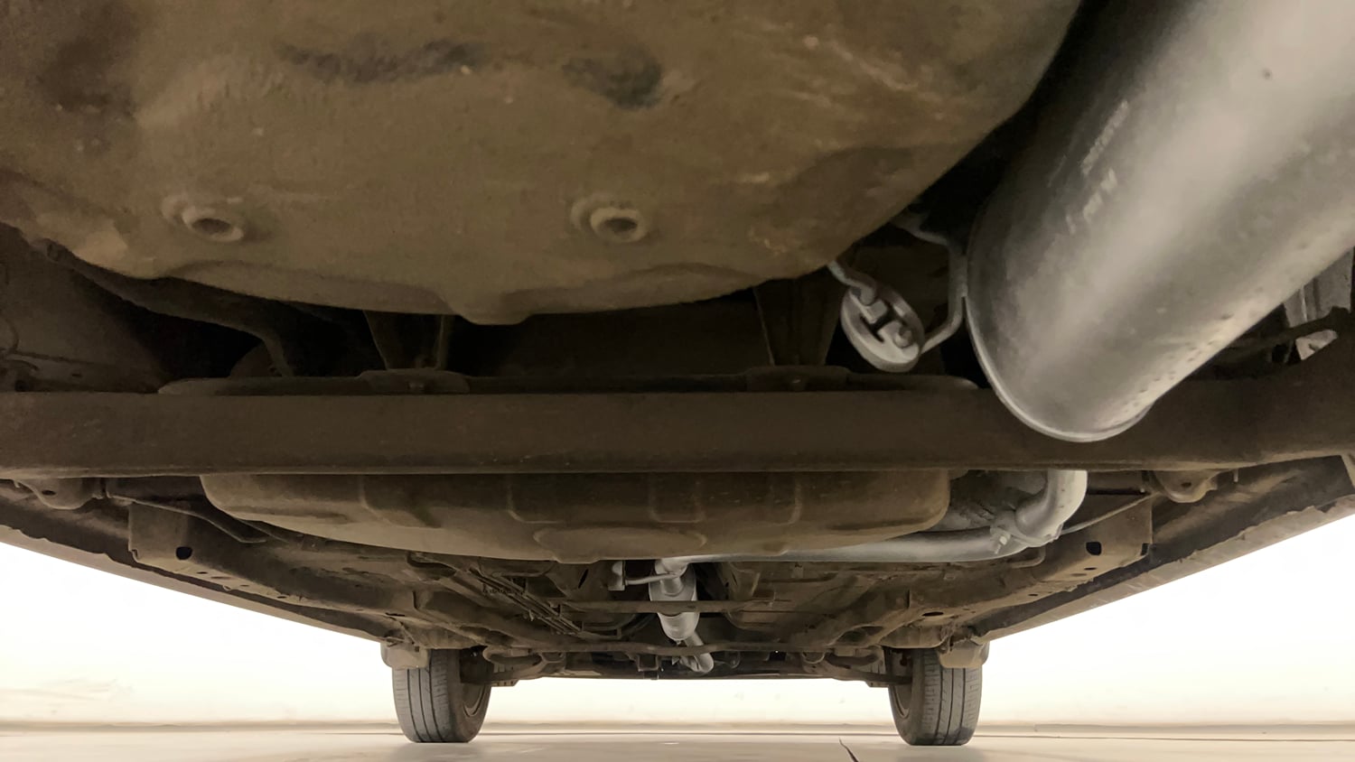 Used 2018 Tata Tigor Revotron XZA Petrol Automatic extra REAR UNDERBODY VIEW (TAKEN FROM REAR)