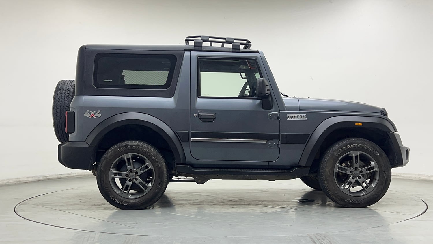 Used 2022 mahindra Thar LX Hard Top Petrol AT 4WD Petrol Automatic exterior RIGHT SIDE VIEW