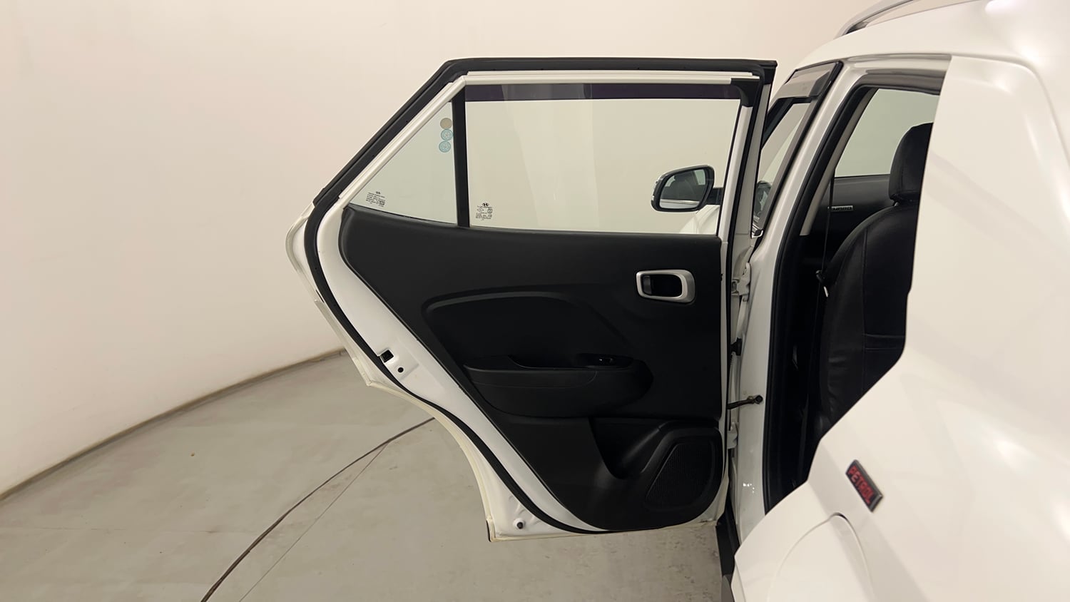 Used 2021 Hyundai Venue SX 1.0 Turbo Petrol Manual interior LEFT REAR DOOR OPEN VIEW