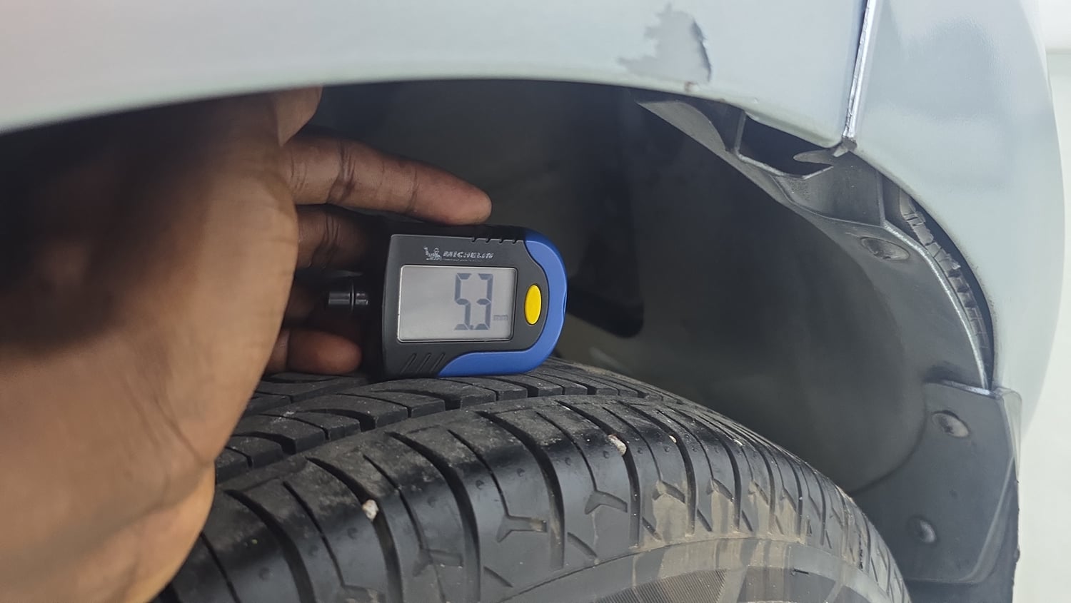 Used 2019 Hyundai Santro Magna Petrol Manual tyres LEFT REAR TYRE TREAD VIEW