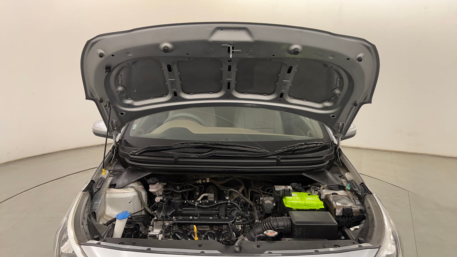 Used 2020 Hyundai Elite i20 Sportz Plus 1.2 Petrol Manual engine ENGINE & BONNET OPEN FRONT VIEW