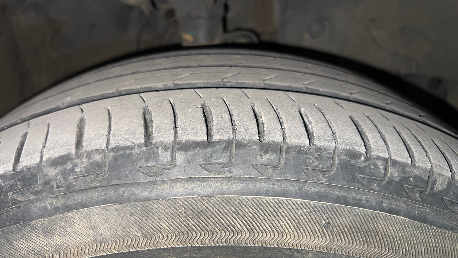 Used 2021 Honda City VX Petrol Petrol Manual tyres RIGHT FRONT TYRE TREAD VIEW