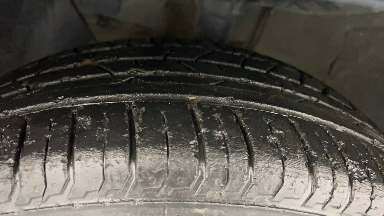 Used 2023 Hyundai i20 N Line N8 1.0 Turbo DCT Petrol Automatic tyres LEFT FRONT TYRE TREAD VIEW