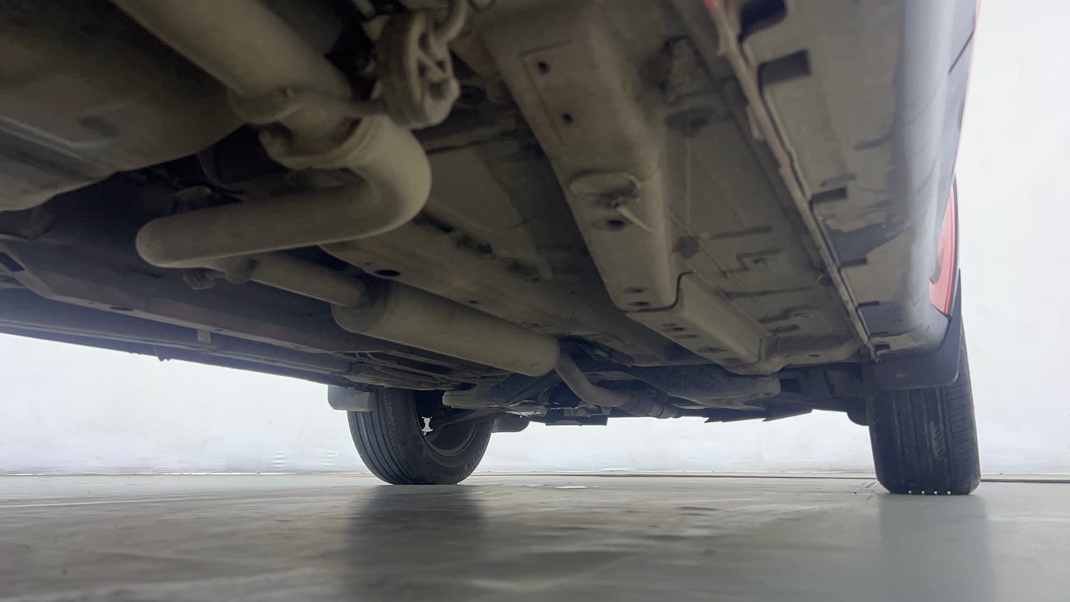 Used 2024 Tata Nexon Creative Plus 1.2 Revotron Petrol 6MT Petrol Manual extra REAR RIGHT UNDERBODY VIEW