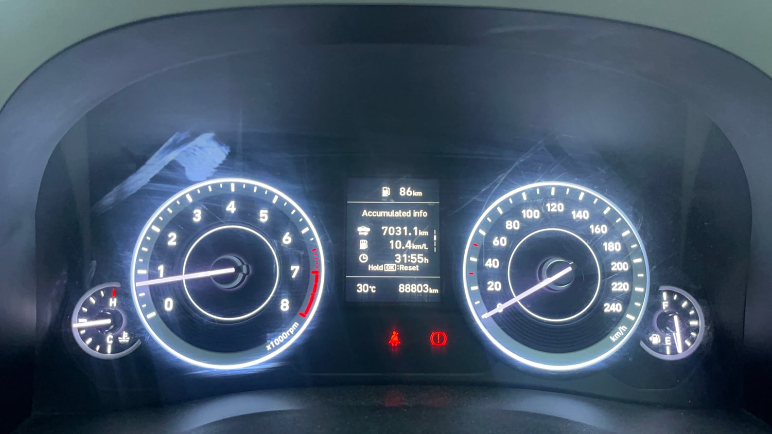 Used 2021 Hyundai Creta EX 1.5 Petrol Petrol Manual interior CLUSTERMETER VIEW