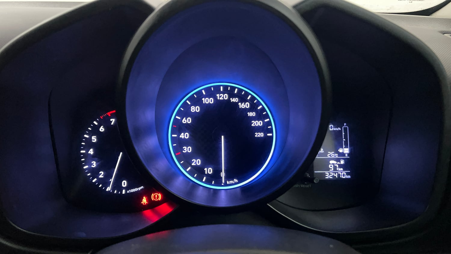 Used 2020 Hyundai Venue S 1.0 Turbo Petrol Manual interior CLUSTERMETER VIEW