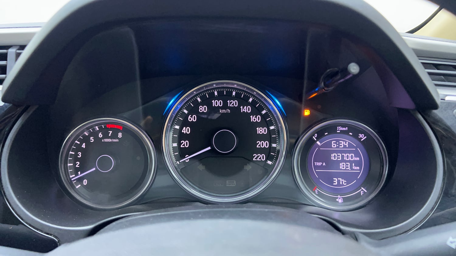 Used 2021 Honda City 4th Generation SV Petrol Petrol Manual interior CLUSTERMETER VIEW