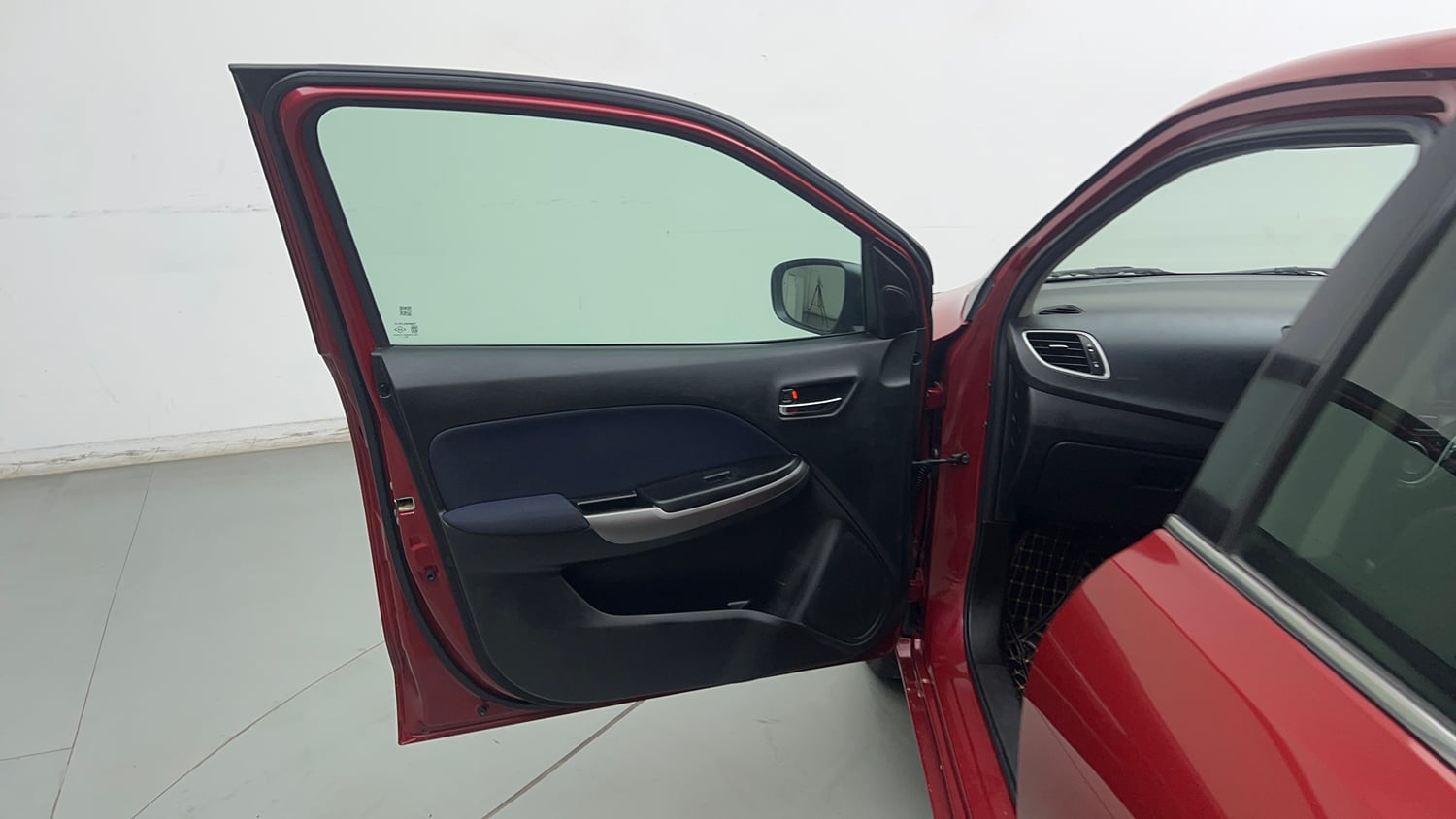 Used 2019 Toyota Glanza V CVT Petrol Automatic interior LEFT FRONT DOOR OPEN VIEW