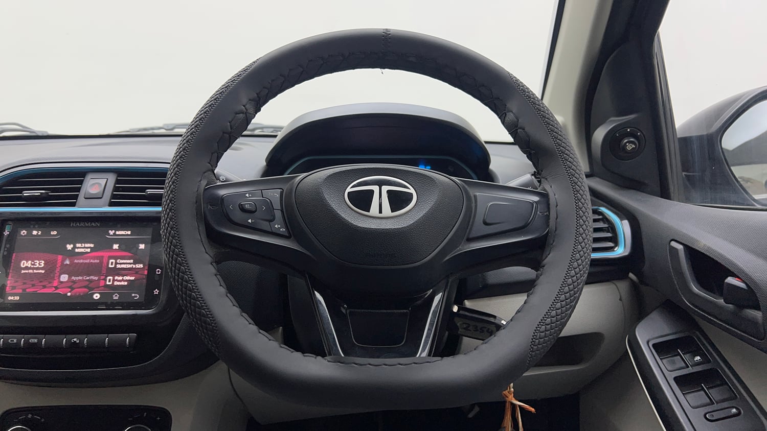 Used 2024 Tata Tiago EV XT Medium Range Electric Automatic interior STEERING VIEW