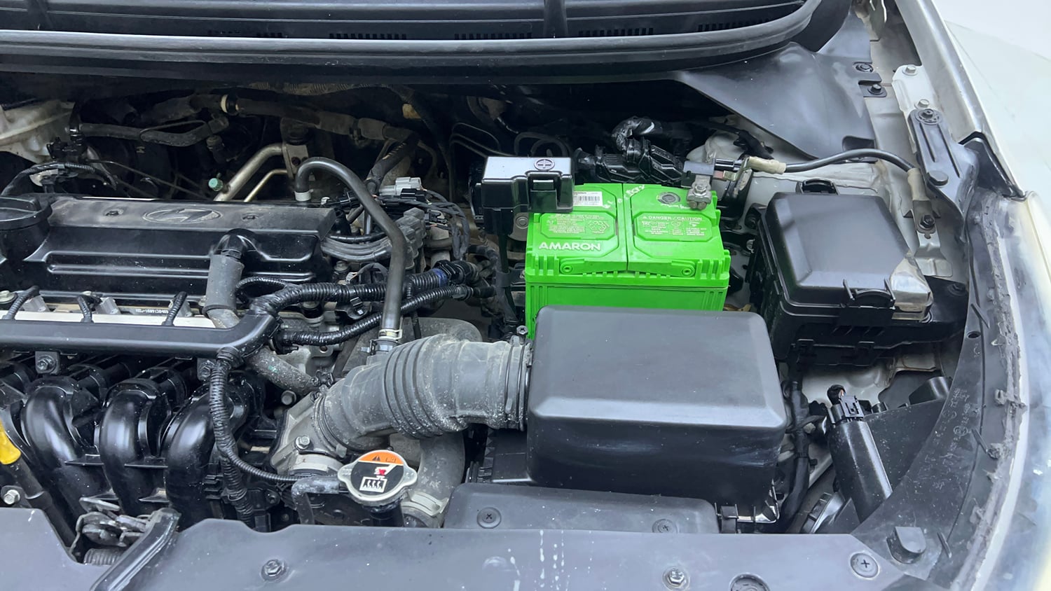 Used 2017 Hyundai Elite i20 Asta 1.2 Petrol Manual engine ENGINE LEFT SIDE VIEW