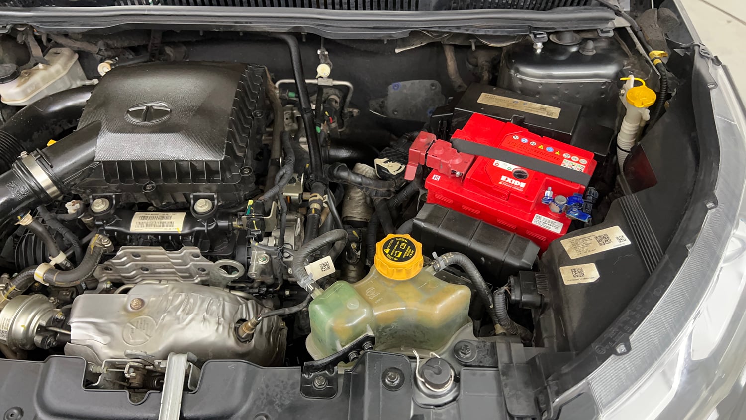 Used 2021 Tata Nexon XZA Plus Petrol Automatic engine ENGINE LEFT SIDE VIEW