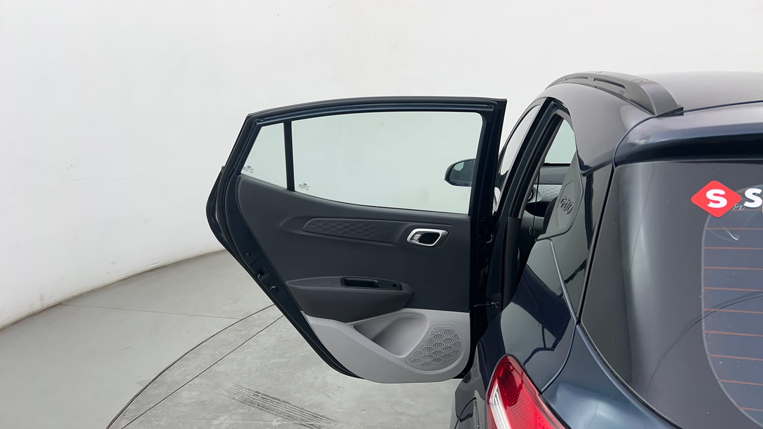 Used 2023 Hyundai Grand i10 Nios Sportz 1.2 Kappa VTVT Petrol Manual interior LEFT REAR DOOR OPEN VIEW