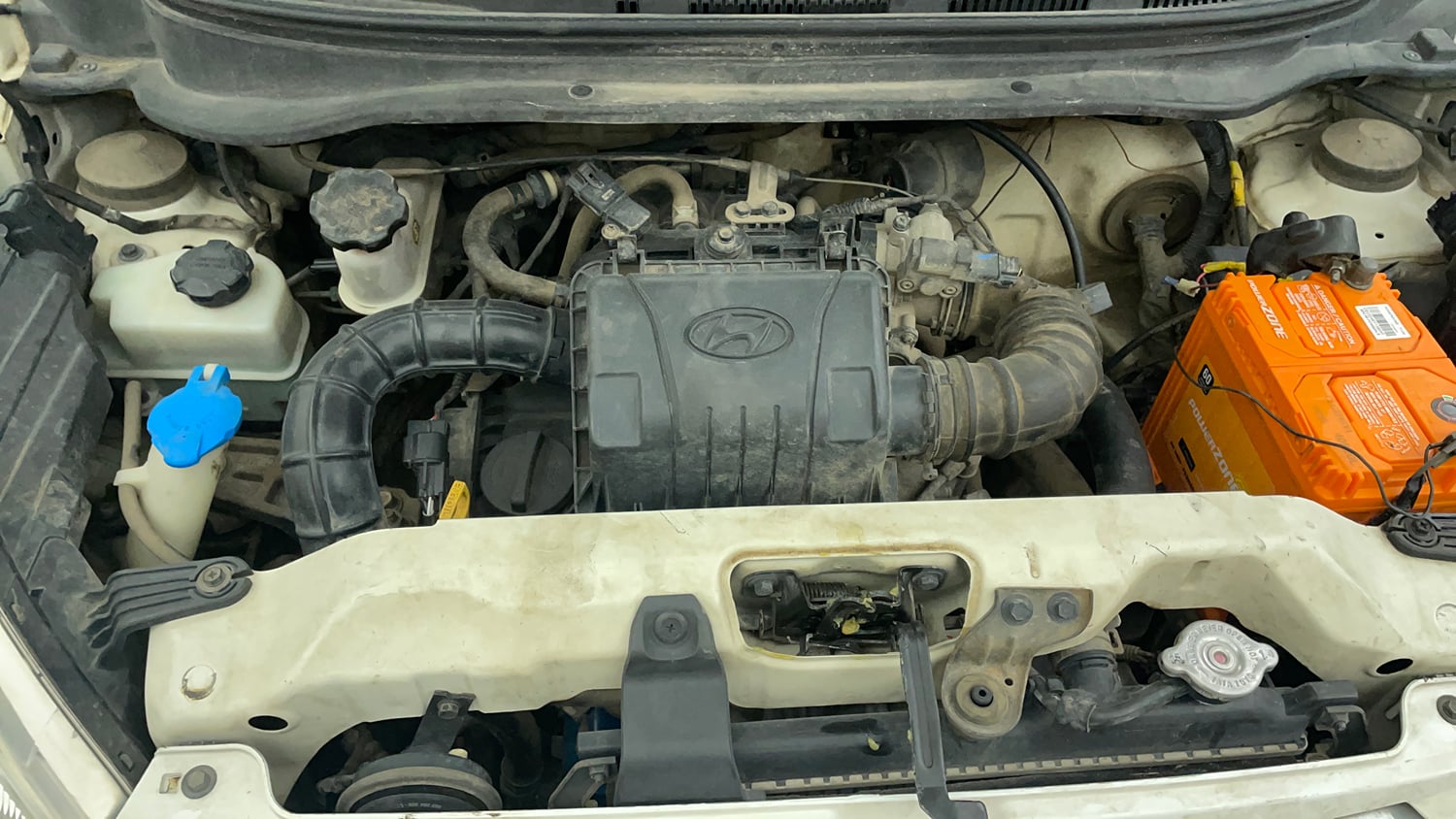 Used 2015 Hyundai Eon Magna + Petrol Manual engine ENGINE RIGHT SIDE VIEW