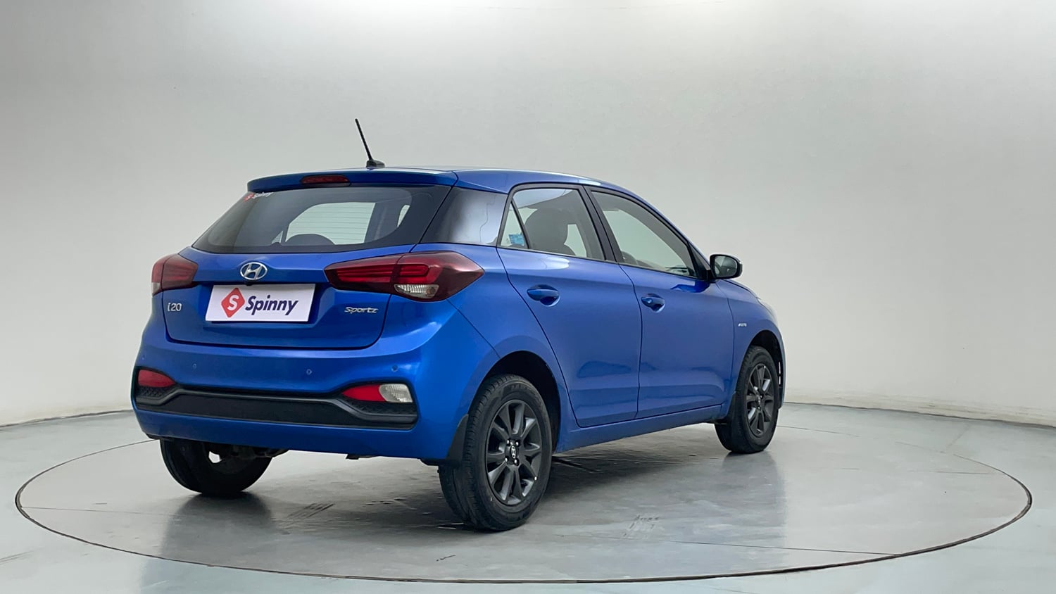 Used 2019 Hyundai Elite i20 Sportz Plus 1.2 CVT Petrol Automatic exterior RIGHT REAR CORNER VIEW