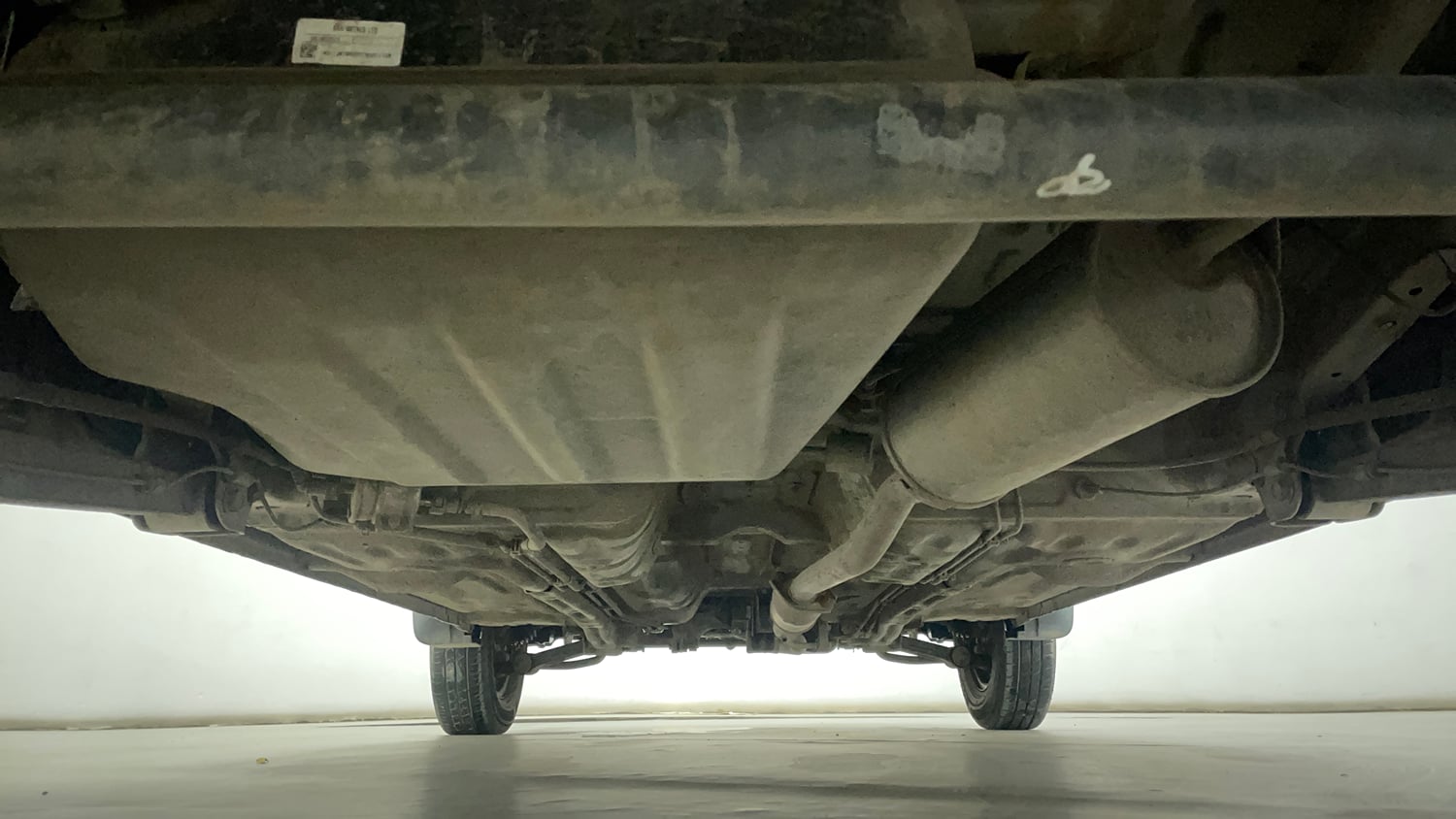 Used 2022 Maruti Suzuki Alto 800 VXi Petrol Manual extra REAR UNDERBODY VIEW (TAKEN FROM REAR)