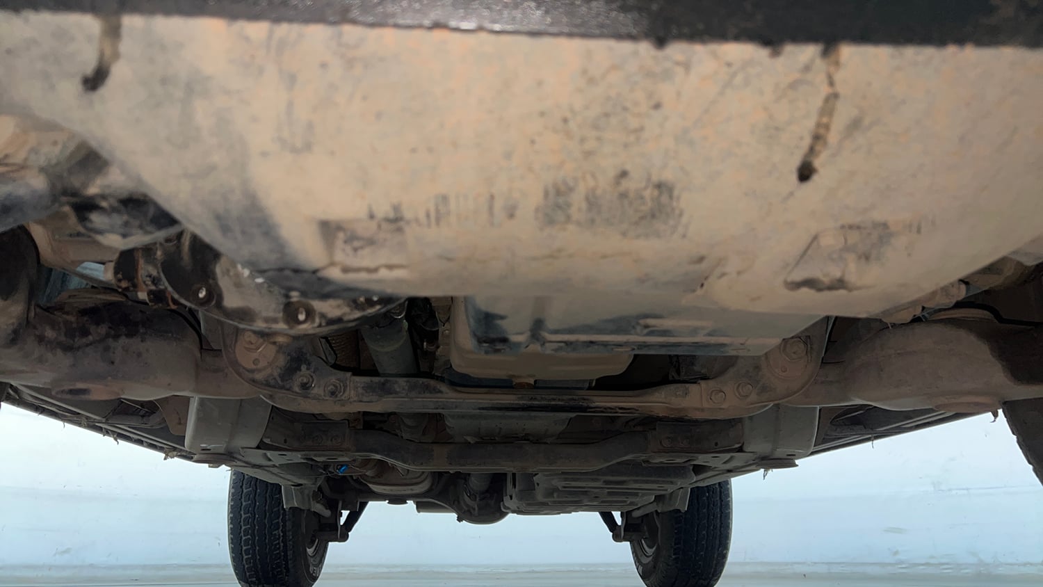 Used 2022 mahindra Thar LX Hard Top Petrol AT 4WD Petrol Automatic extra FRONT LEFT UNDERBODY VIEW