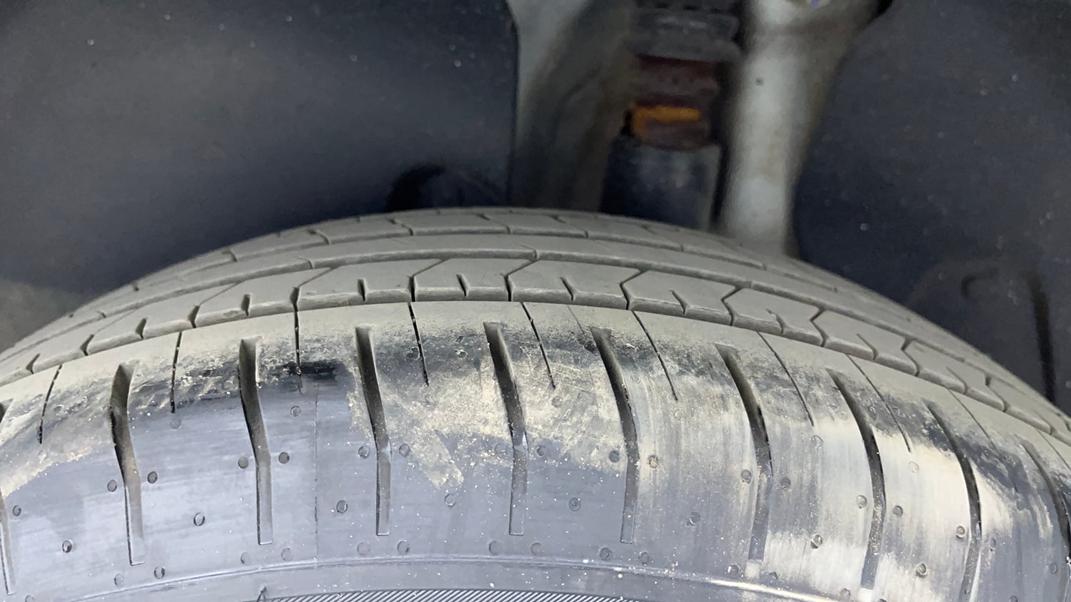 Used 2021 Hyundai Creta EX 1.5 Petrol Petrol Manual tyres LEFT REAR TYRE TREAD VIEW