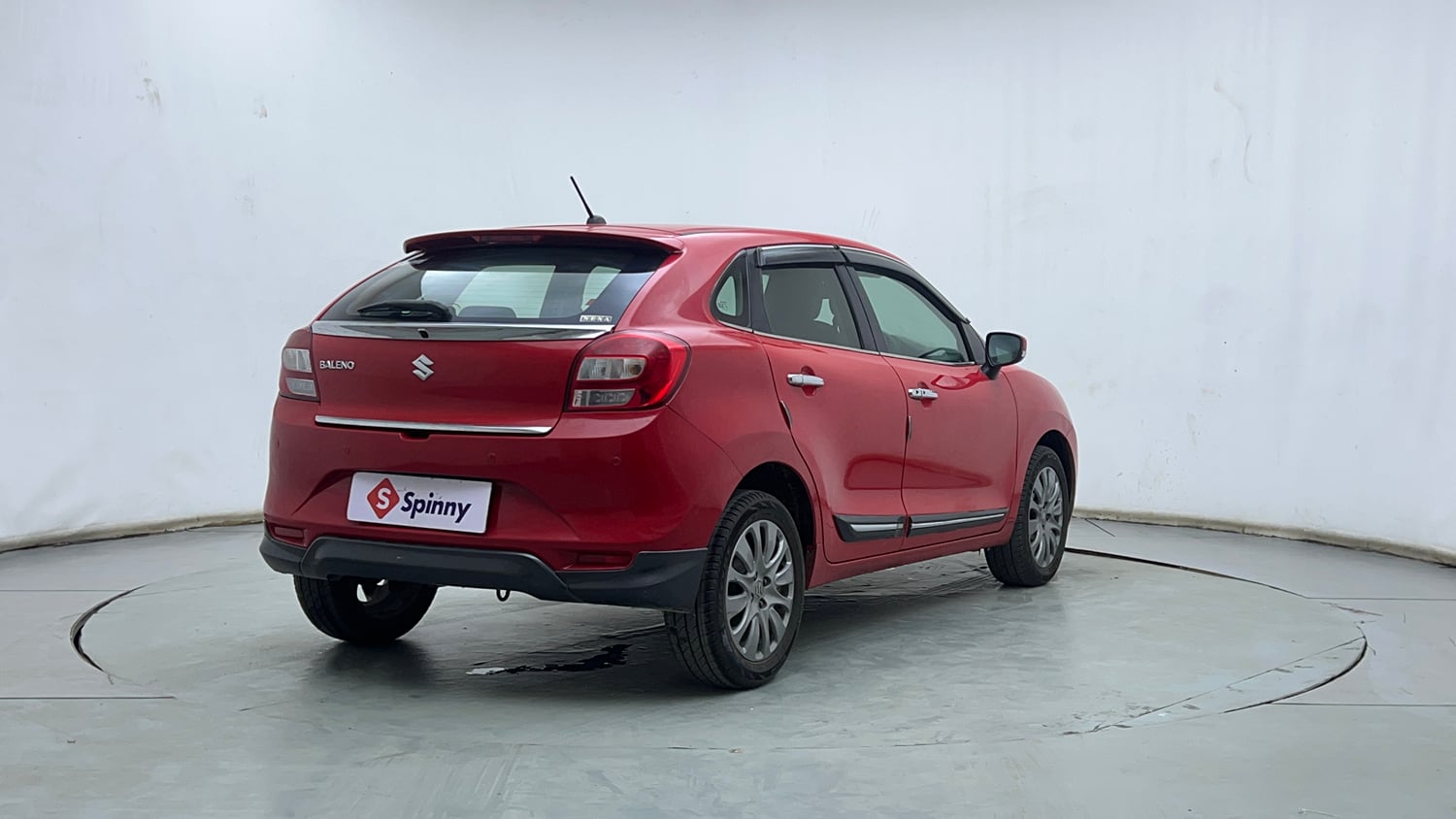 Used 2018 Maruti Suzuki Baleno Alpha 1.2 AT Petrol Automatic exterior RIGHT REAR CORNER VIEW