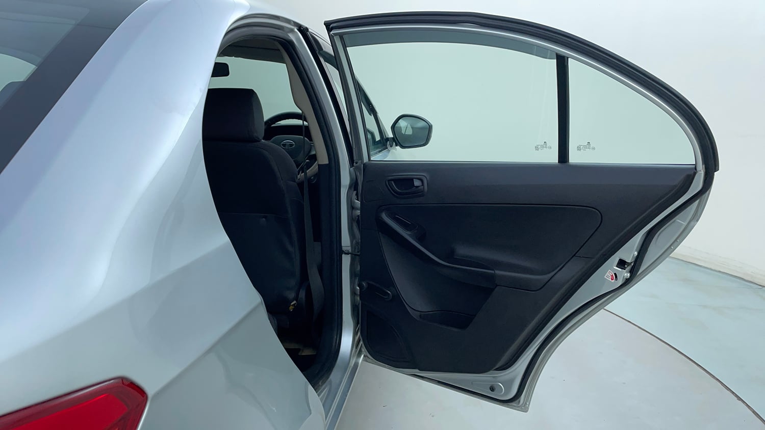 Used 2017 Tata Zest XE Petrol Petrol Manual interior RIGHT REAR DOOR OPEN VIEW
