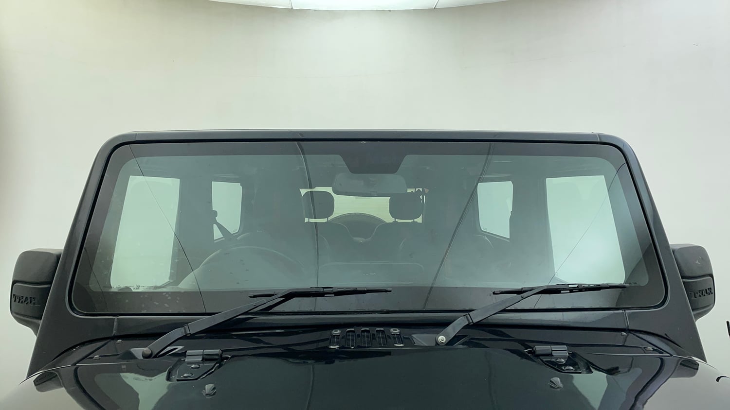 Used 2024 Mahindra Thar LX Hard Top Diesel MT 4WD Diesel Manual exterior FRONT WINDSHIELD VIEW