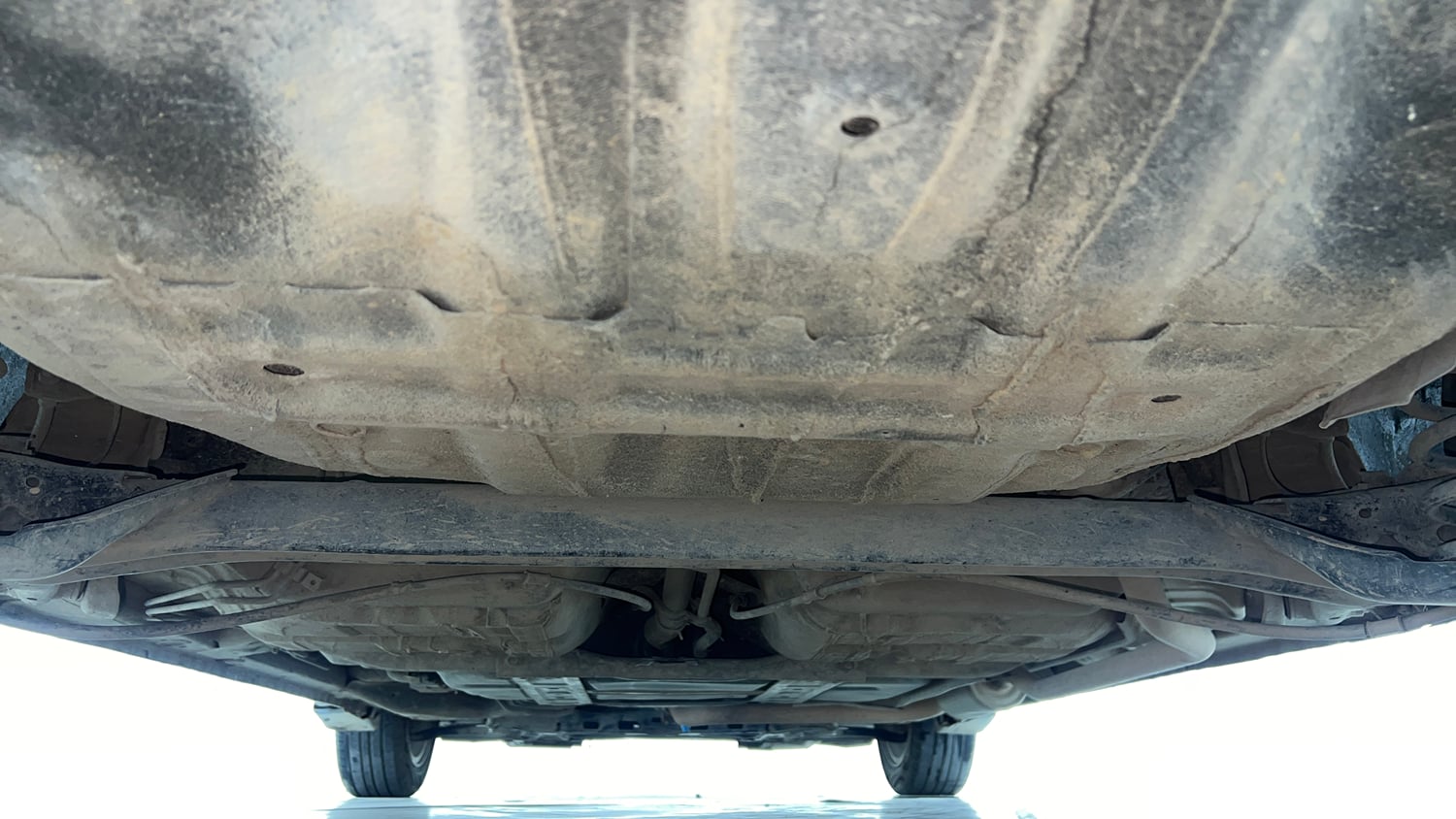 Used 2022 Honda Jazz ZX CVT Petrol Automatic extra REAR UNDERBODY VIEW (TAKEN FROM REAR)