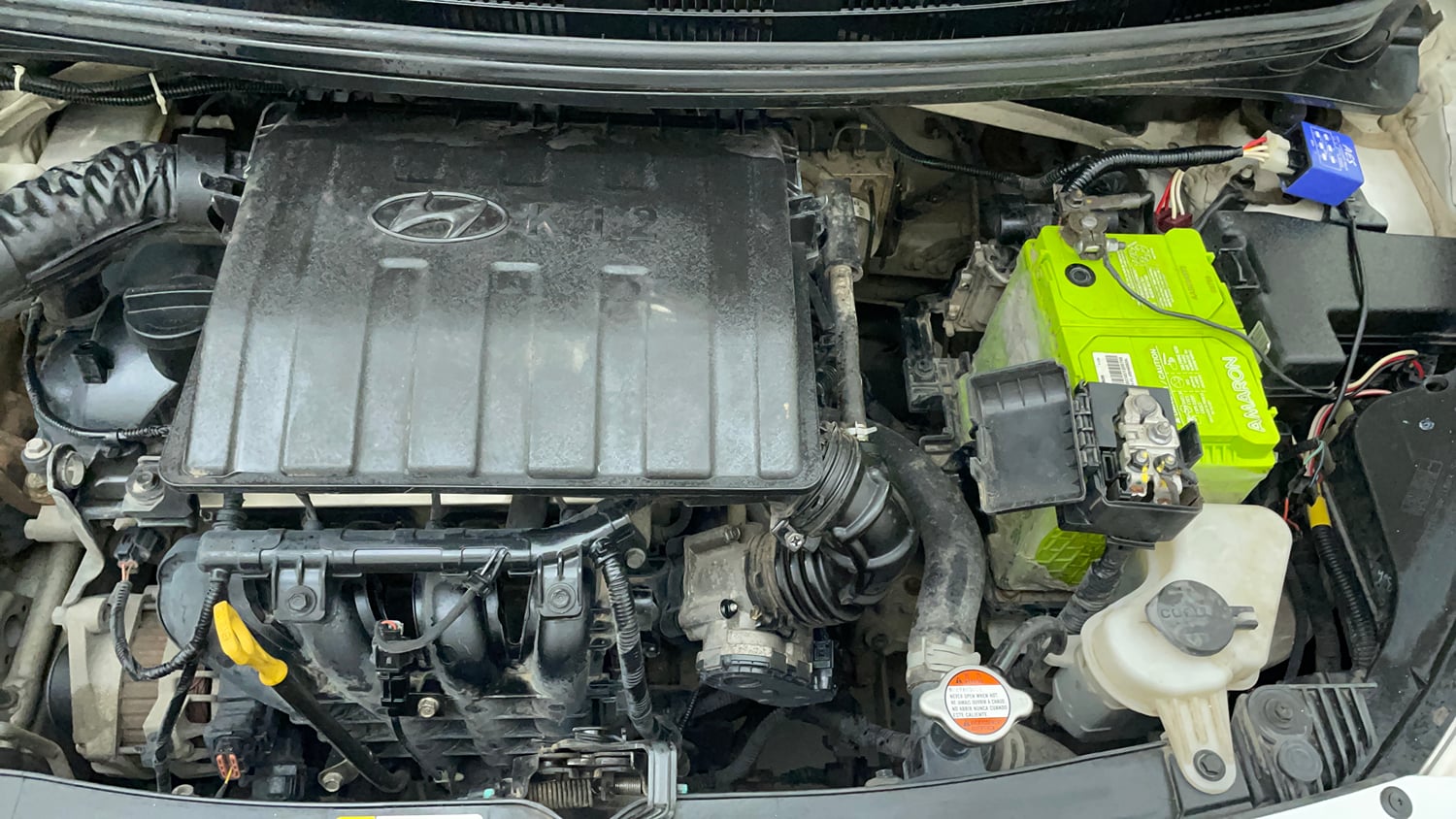 Used 2016 Hyundai Grand i10 Asta 1.2 Kappa VTVT Petrol Manual engine ENGINE LEFT SIDE VIEW