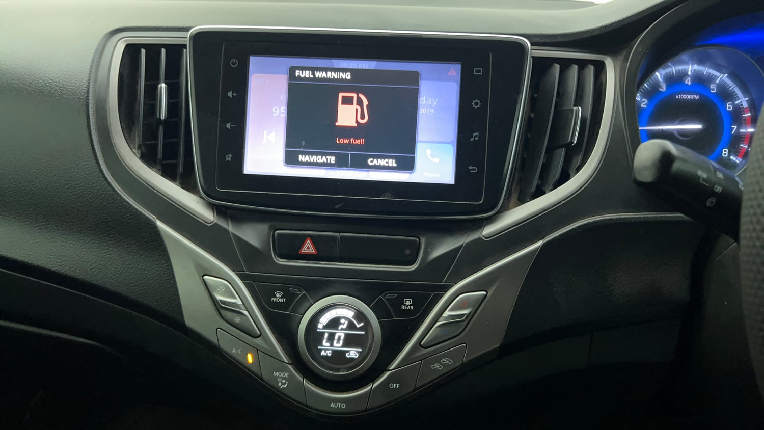 Used 2020 Maruti Suzuki Baleno Alpha Petrol Manual interior MUSIC SYSTEM & AC CONTROL VIEW