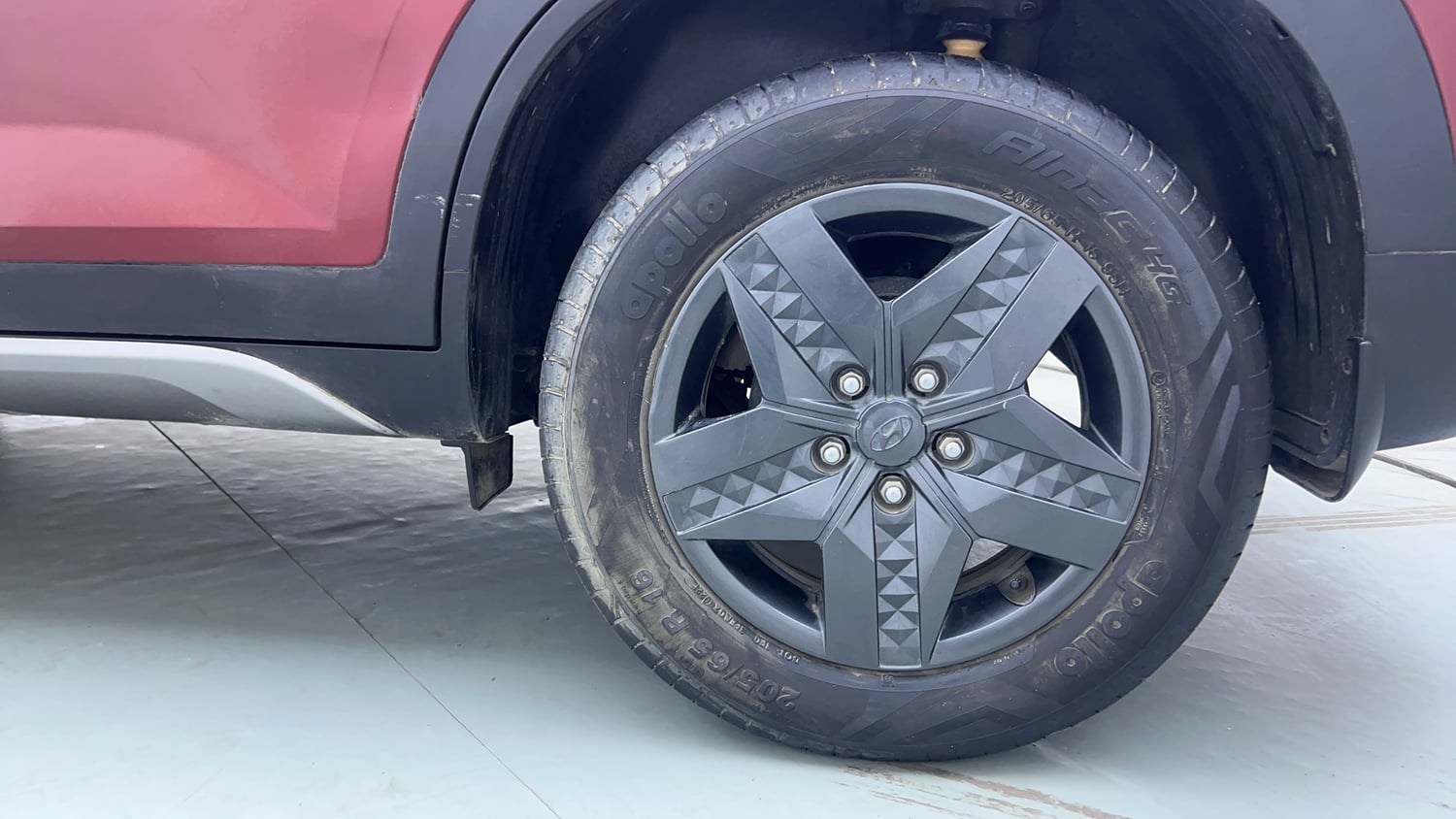 Used 2021 Hyundai Creta S 1.5 Petrol Petrol Manual tyres LEFT REAR TYRE RIM VIEW