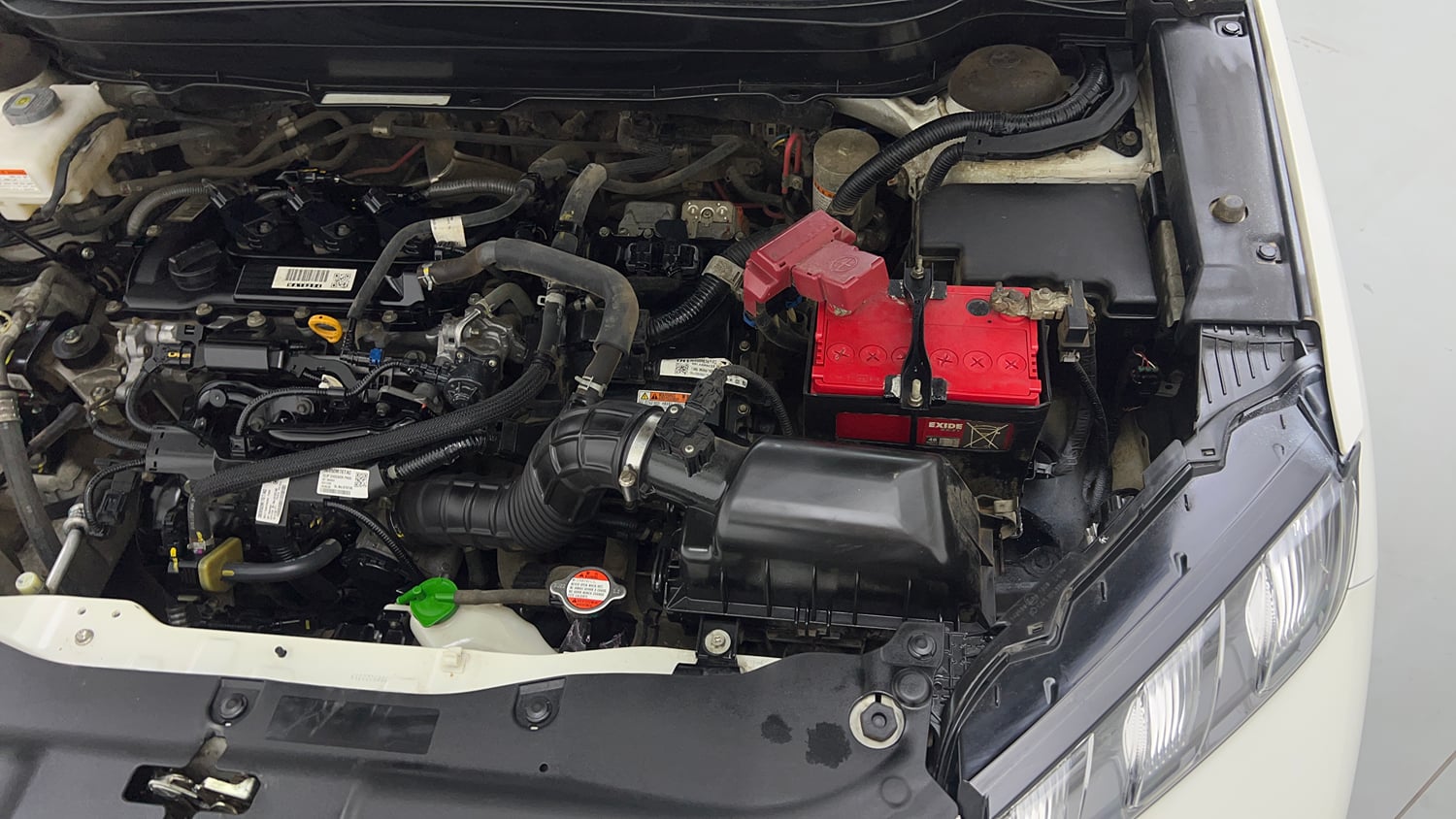 Used 2023 Maruti Suzuki Grand Vitara Alpha Plus Intelligent Hybrid eCVT Hybrid Automatic engine ENGINE LEFT SIDE VIEW