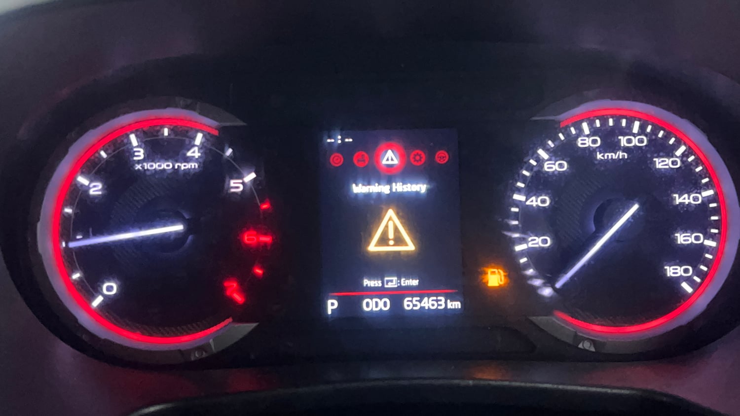 Used 2022 mahindra Thar LX Hard Top Petrol AT 4WD Petrol Automatic interior CLUSTERMETER VIEW
