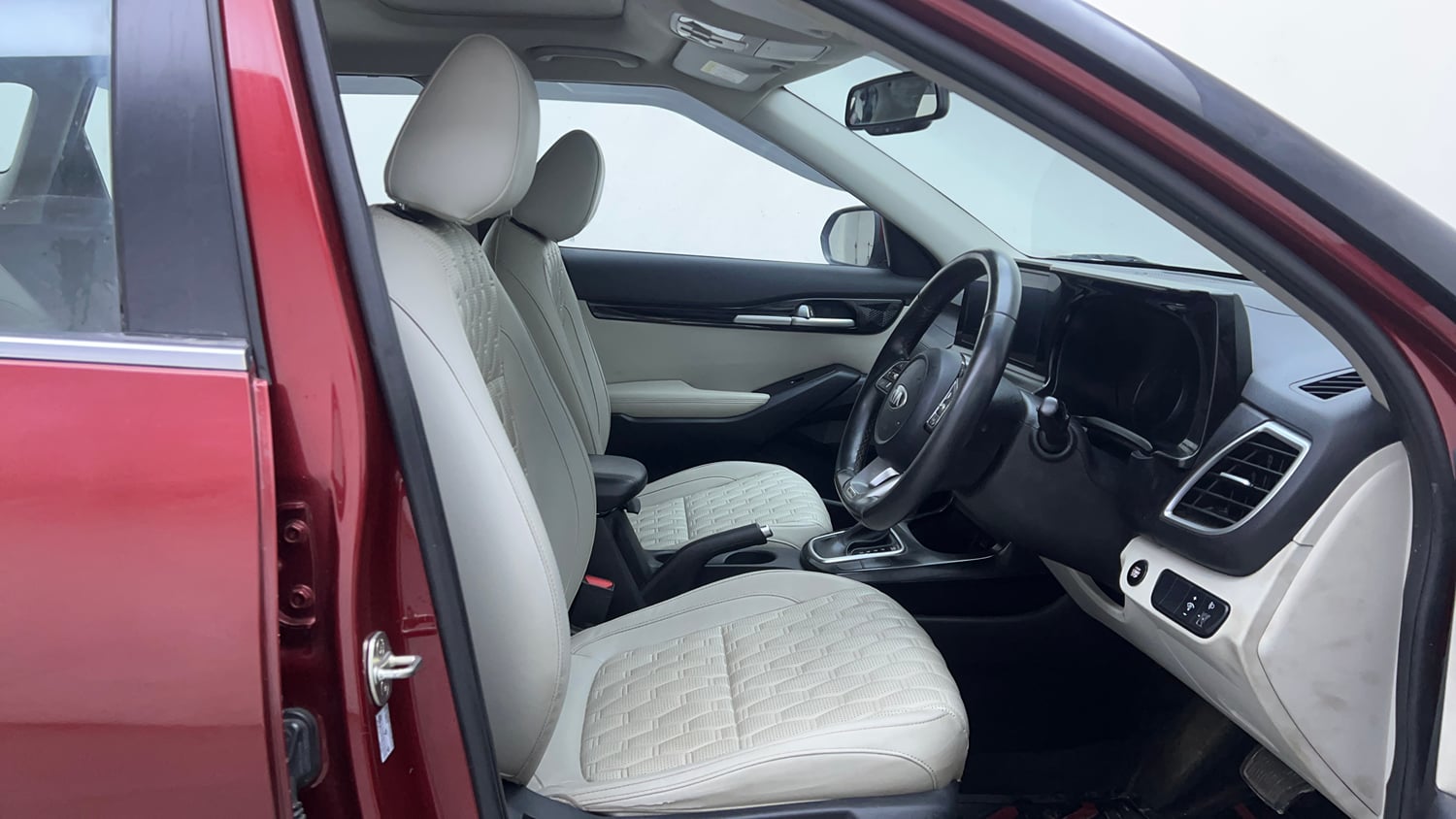 Used 2020 kia Seltos HTX IVT 1.5 Petrol Automatic interior RIGHT SIDE FRONT DOOR CABIN VIEW