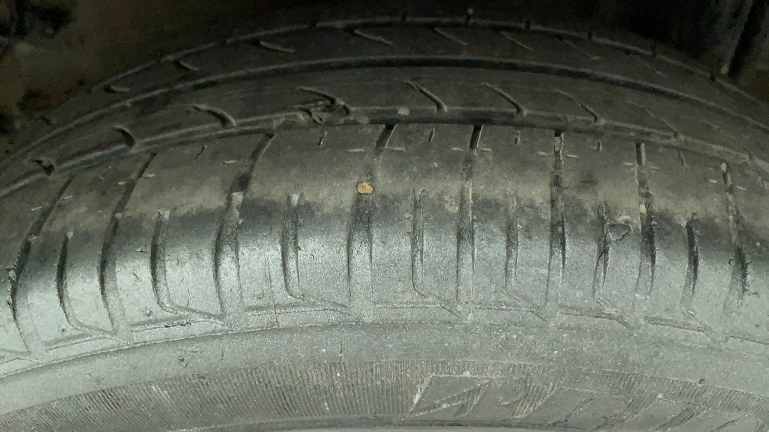 Used 2021 Tata Tiago XZ Petrol Manual tyres LEFT REAR TYRE TREAD VIEW
