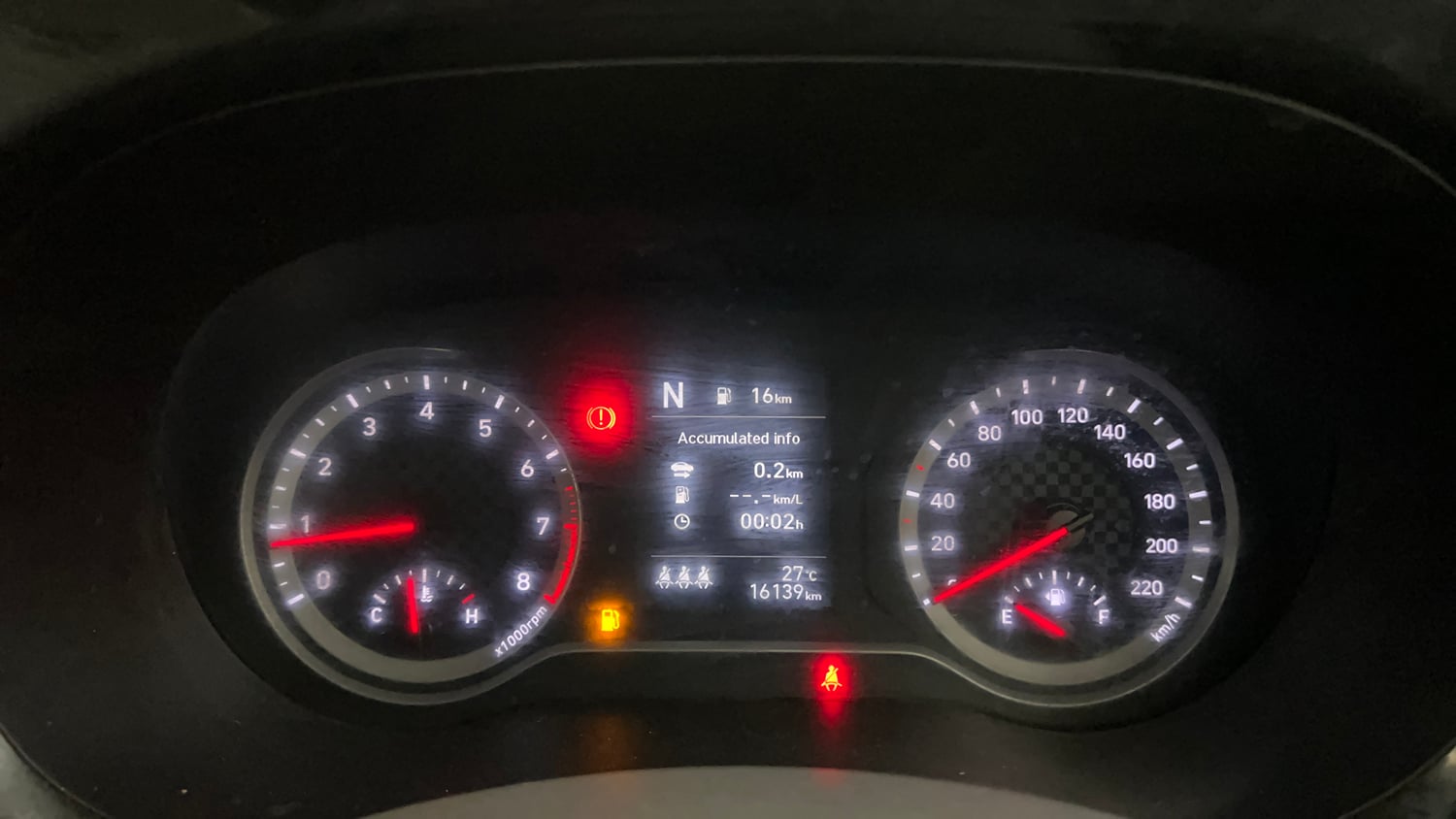Used 2024 Hyundai Grand i10 Nios Asta 1.2 Kappa AMT Petrol Automatic interior CLUSTERMETER VIEW