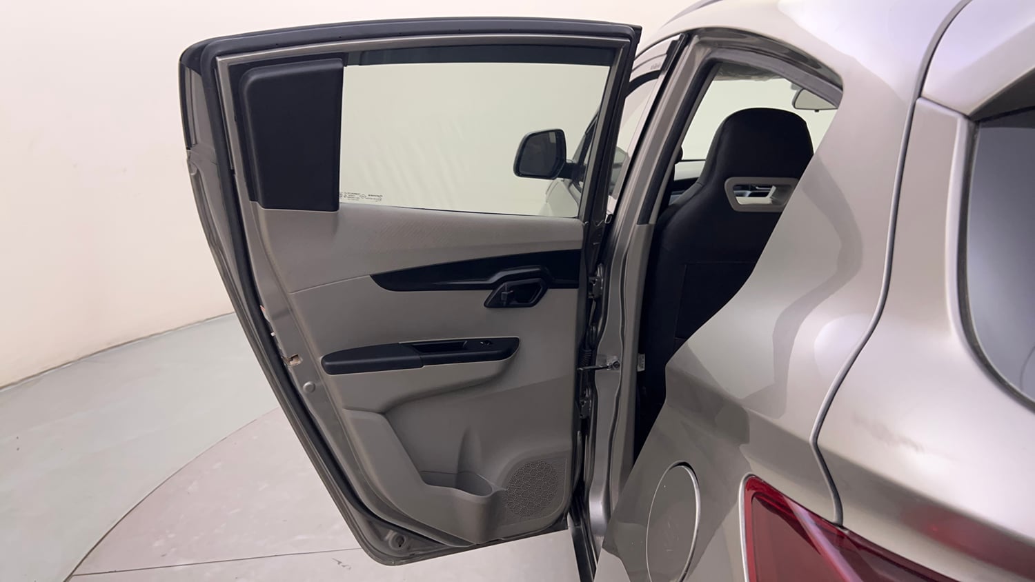 Used 2017 Mahindra KUV100 K4 6 STR Petrol Manual interior LEFT REAR DOOR OPEN VIEW