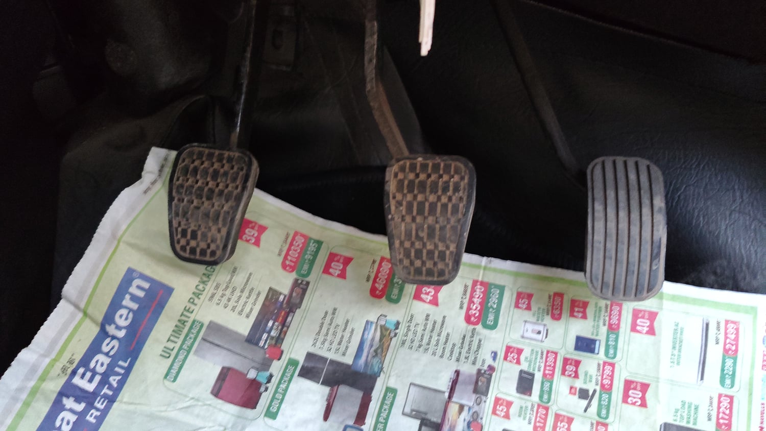 Used 2025 Tata Tigor XZ Plus LUX Petrol Manual interior PEDALS VIEW