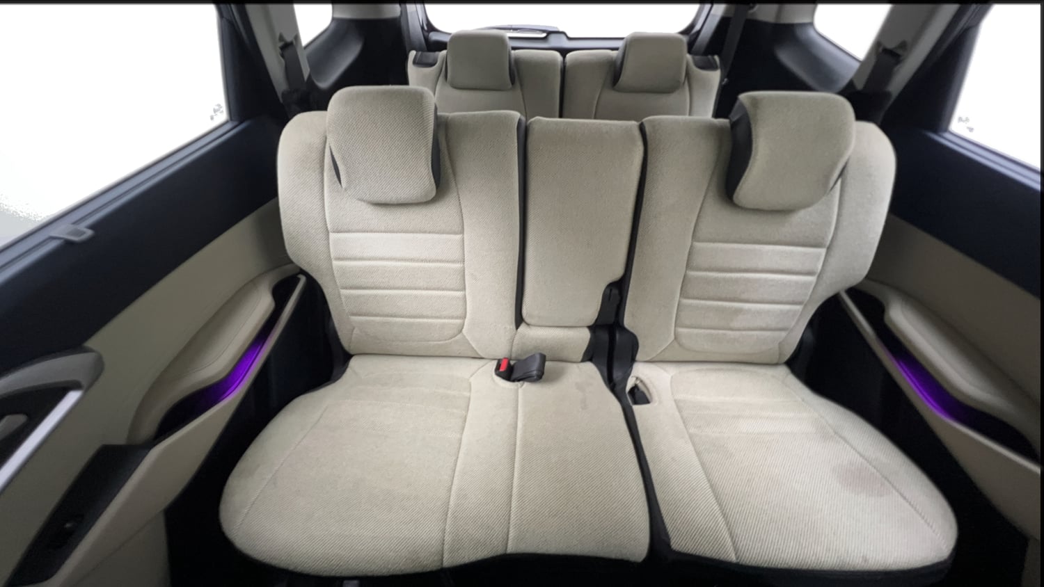 Used 2022 Kia Carens Luxury 1.4 Petrol 7 STR Petrol Manual interior REAR SEAT CONDITION VIEW