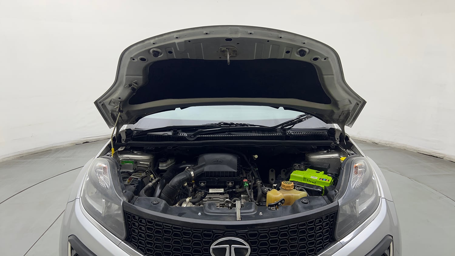 Used 2019 Tata Nexon XMA Petrol Petrol Automatic engine ENGINE & BONNET OPEN FRONT VIEW