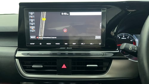 Used 2022 Kia Seltos GTX Plus 1.4 DCT Petrol Automatic interior MUSIC SYSTEM & AC CONTROL VIEW