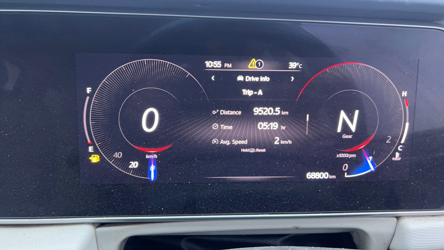 Used 2023 Mahindra XUV700 AX 3 Diesel MT 7 STR Diesel Manual interior CLUSTERMETER VIEW