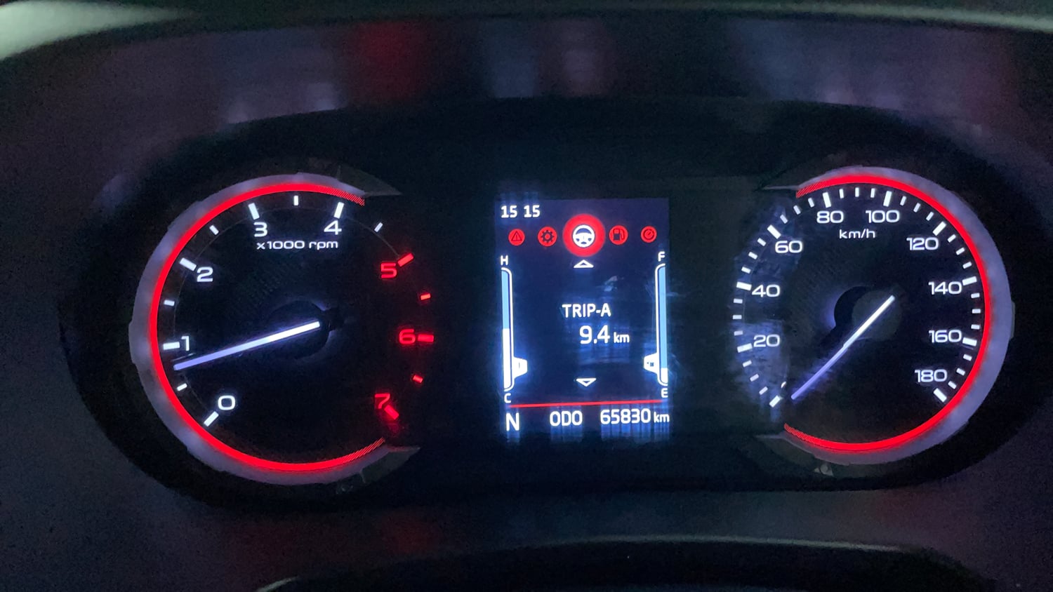 Used 2024 Mahindra Thar LX Hard Top Diesel MT 4WD Diesel Manual interior CLUSTERMETER VIEW
