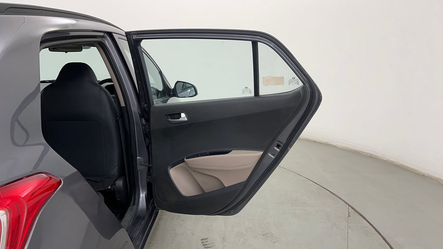 Used 2016 Hyundai Grand i10 Sportz 1.2 Kappa VTVT Petrol Manual interior RIGHT REAR DOOR OPEN VIEW