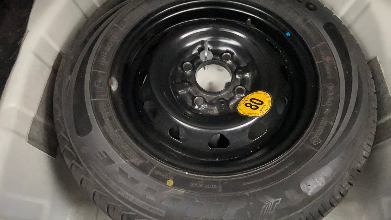 Used 2021 Tata Tiago XE Petrol Manual tyres SPARE TYRE VIEW