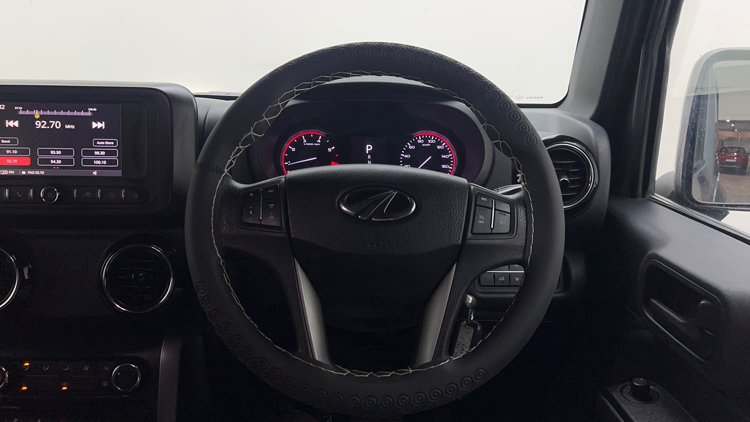 Used 2022 mahindra Thar LX Hard Top Petrol AT 4WD Petrol Automatic interior STEERING VIEW