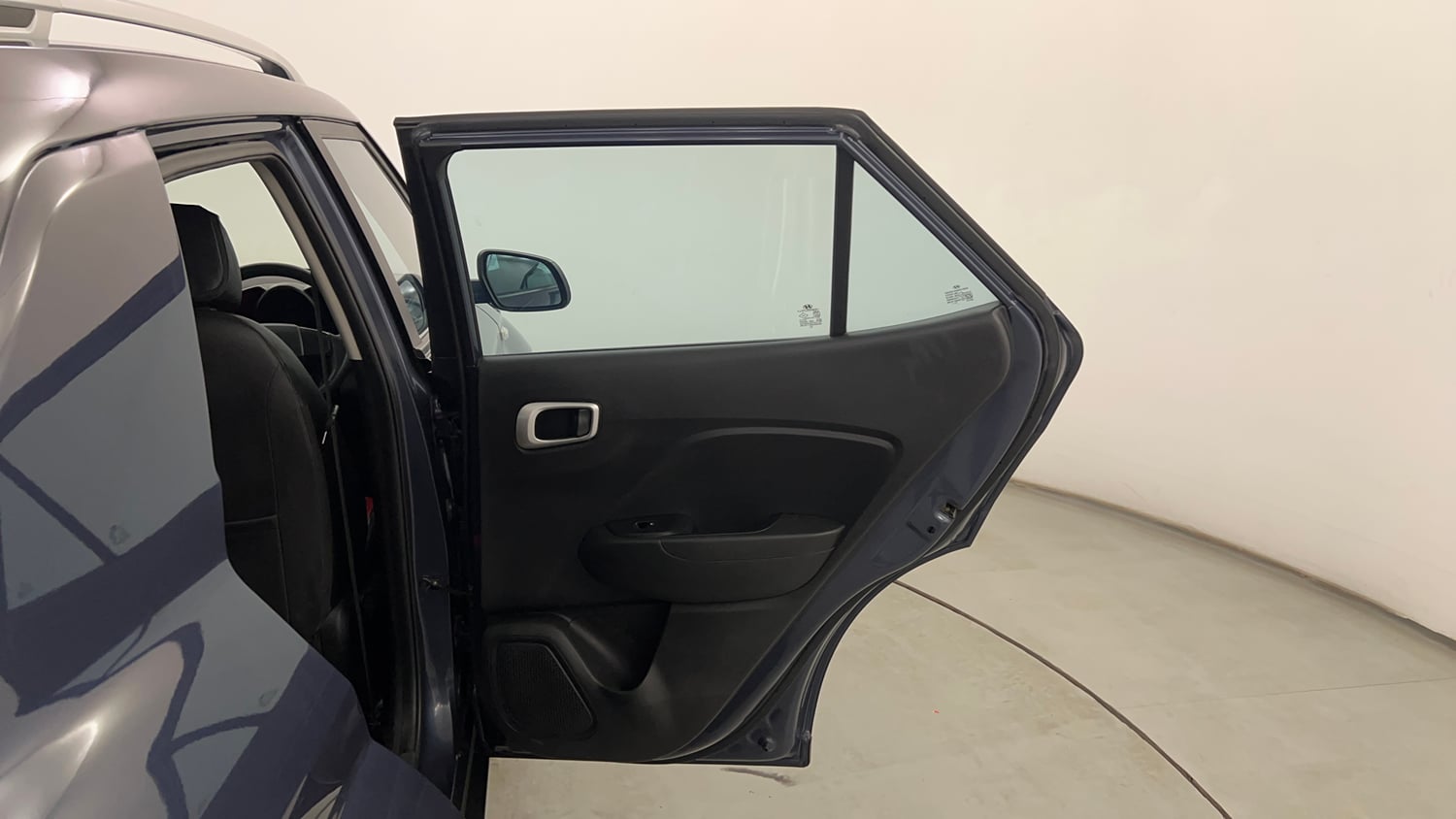 Used 2020 Hyundai Venue S 1.0 Turbo Petrol Manual interior RIGHT REAR DOOR OPEN VIEW
