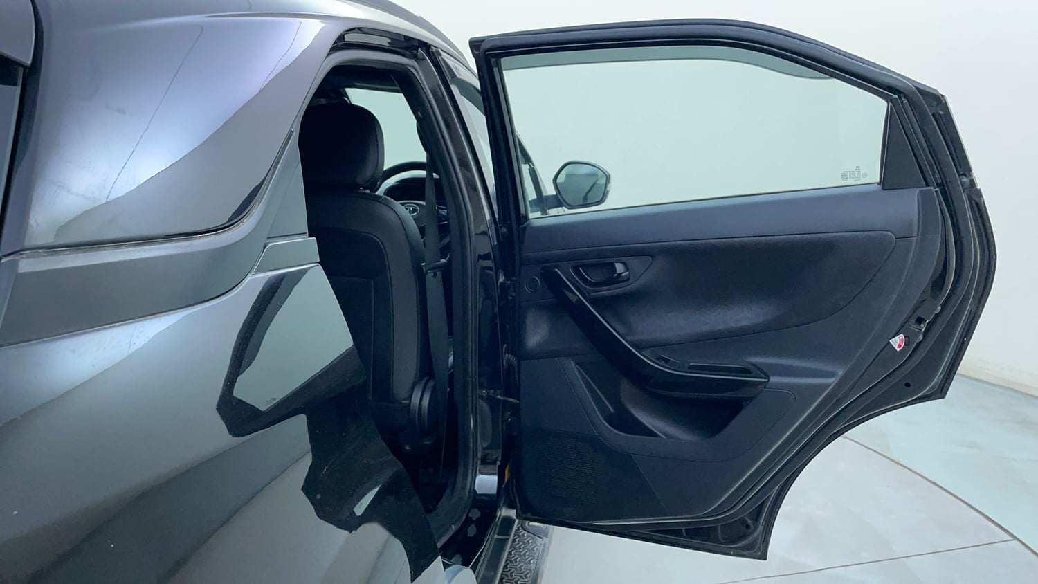 Used 2022 Tata Nexon XZA Plus (Premium) Dark Edition Petrol Automatic interior RIGHT REAR DOOR OPEN VIEW