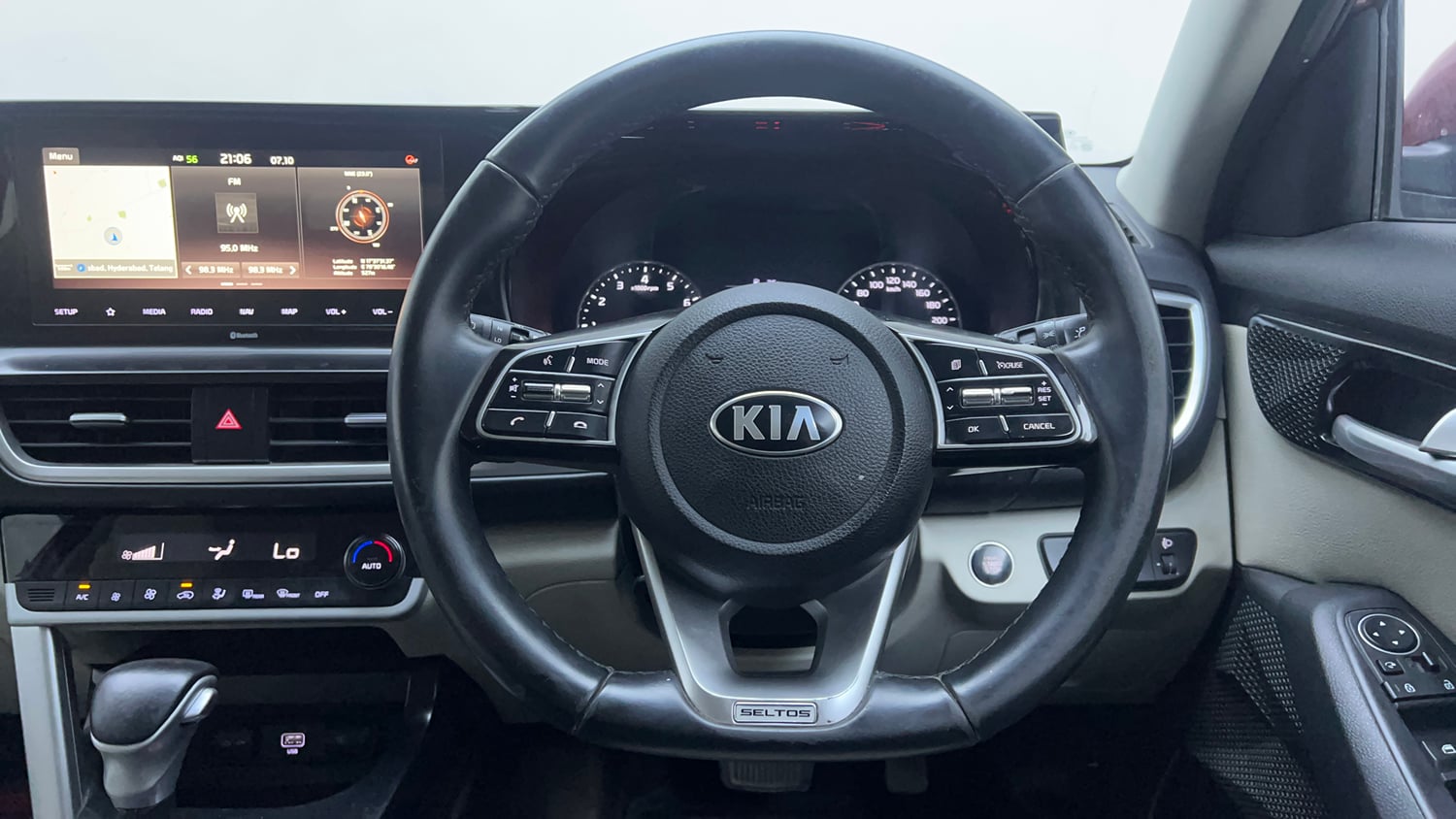 Used 2020 kia Seltos HTX IVT 1.5 Petrol Automatic interior STEERING VIEW
