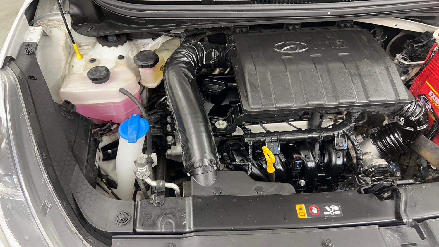 Used 2024 Hyundai Grand i10 Nios Asta 1.2 Kappa AMT Petrol Automatic engine ENGINE RIGHT SIDE VIEW