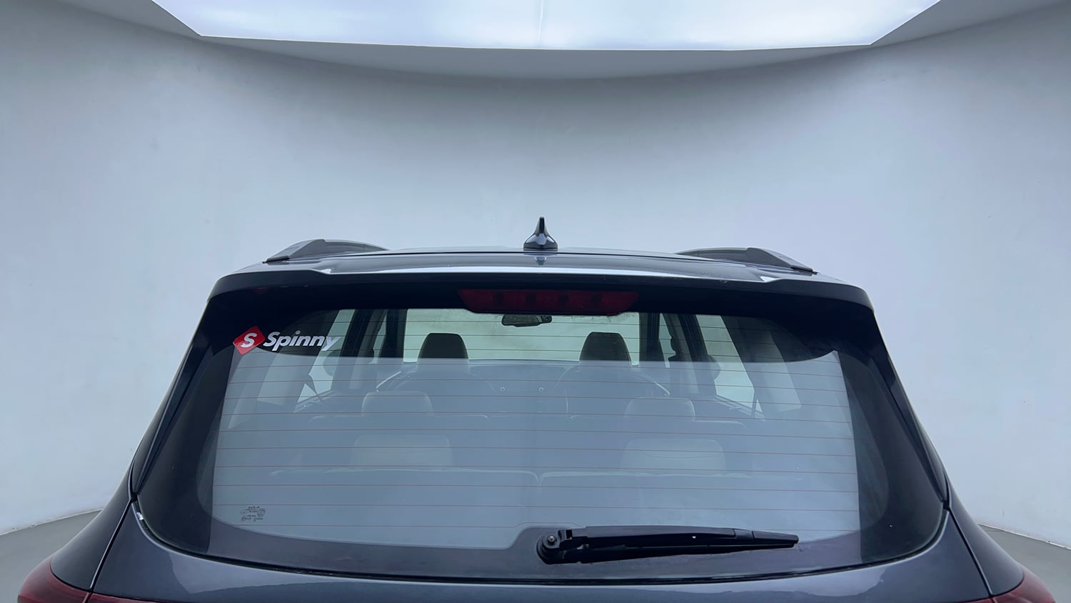 Used 2022 Kia Carens Luxury 1.4 Petrol 7 STR Petrol Manual exterior BACK WINDSHIELD VIEW