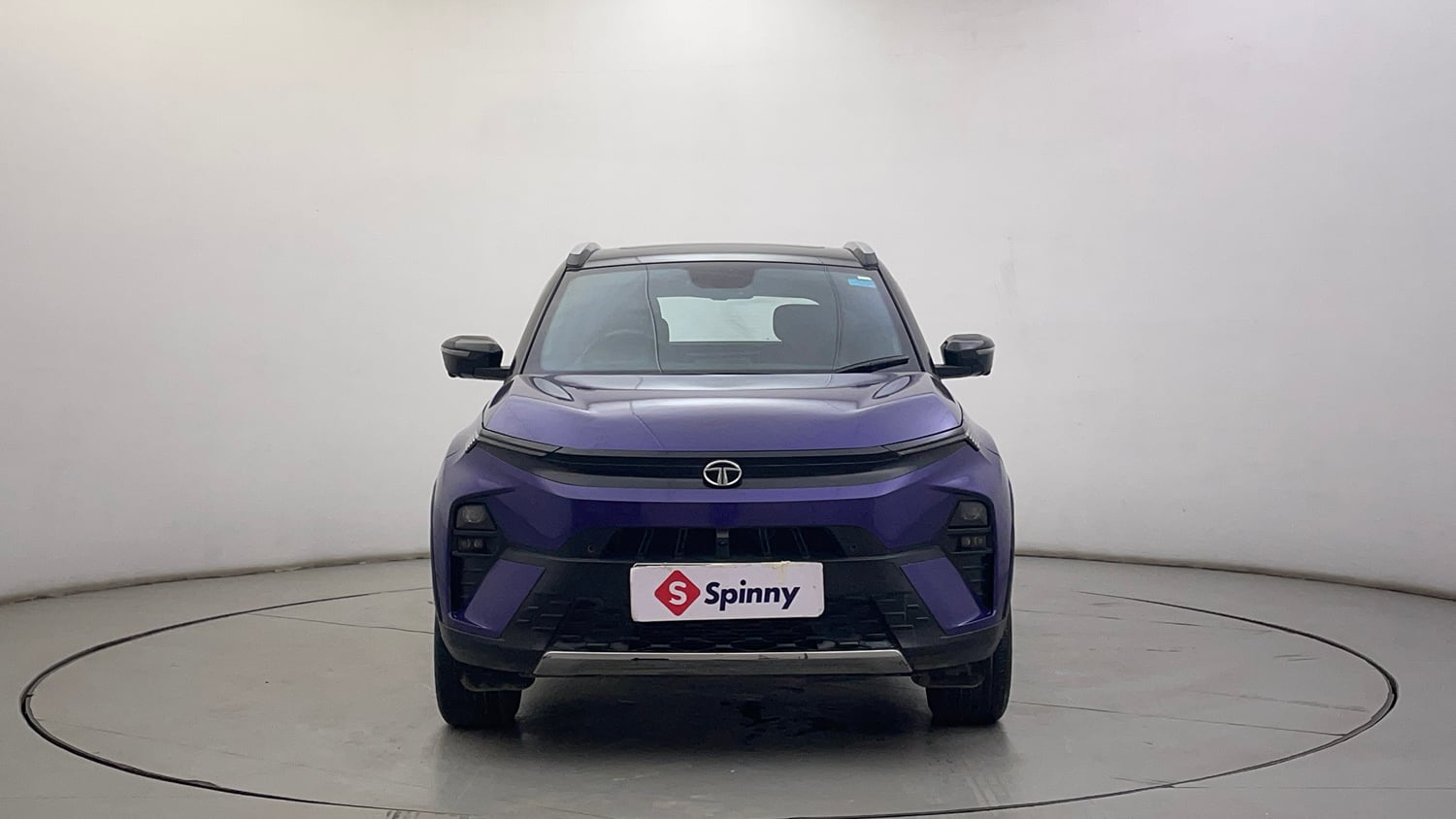 Used 2023 Tata Nexon Fearless Plus S Purple 1.2 Revotron Petrol 7DCA Dual Tone Petrol Automatic exterior FRONT VIEW